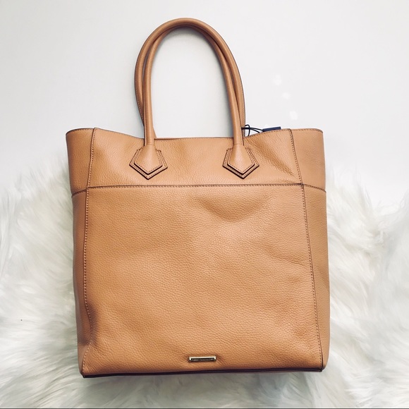 Rebecca Minkoff Adeline Honey Pebble Leather Tote - Picture 3 of 8